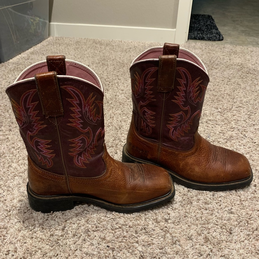 Ariat Steel Toe Krista Waterproof work boots 7.5B